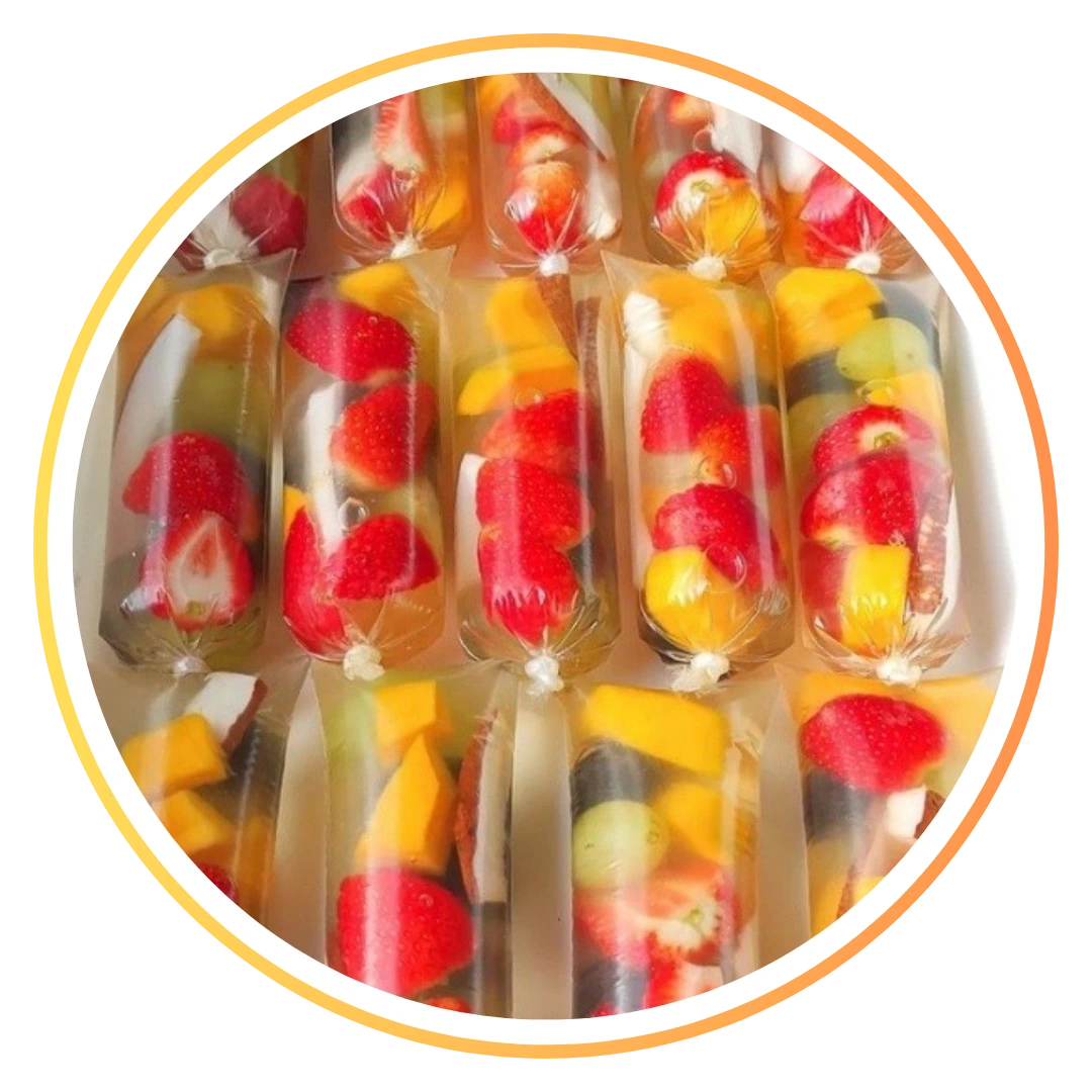 Geladinhos Fit e Detox